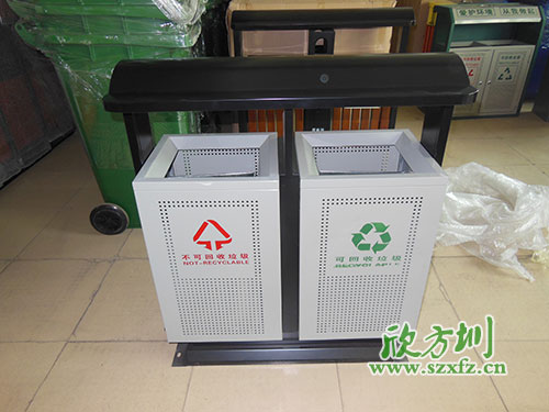 貴陽物業(yè)戶外鋼板沖孔垃圾桶，客戶的二次選擇。