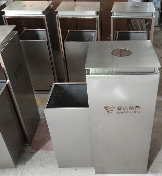 不銹鋼垃圾桶廠(chǎng)家滑軌式設(shè)計(jì)服務(wù)湖北國(guó)藥集團(tuán)